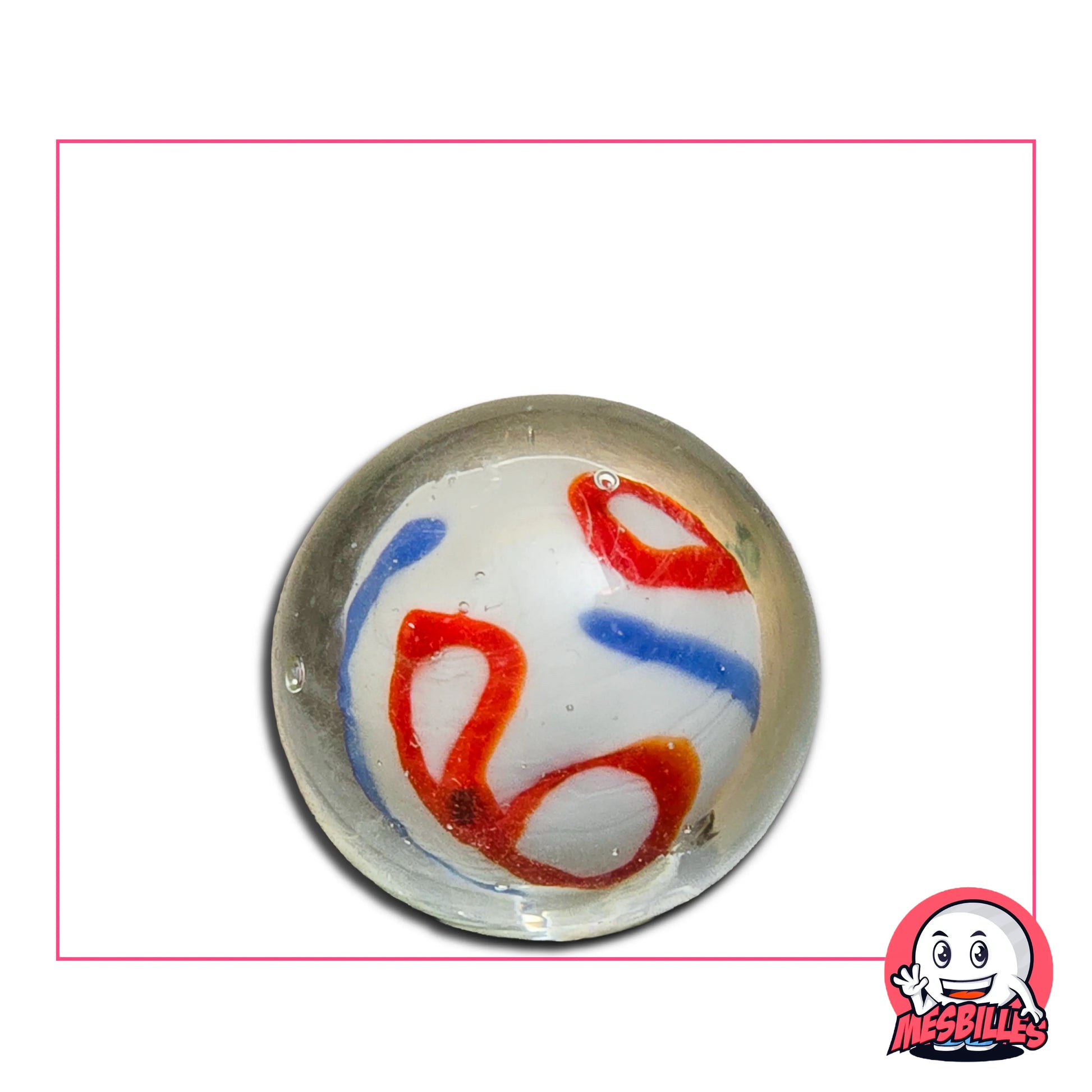 Bille d'Art Créative Blanche, bille de 25 mm