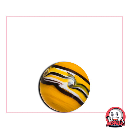 Plongez dans la Vague de Collection  Hawaï et embarquez pour Hawaï avec notre Bille d'Art Hawaï Orange, pour les Collectionneurs qui Aiment la Chaleur