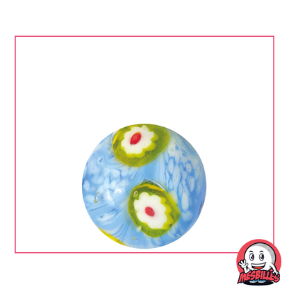 1 Marble Water Lily Flower Art 22 mm