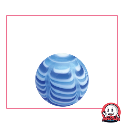 1 Marble Art Hot Air Balloon Blue 25 mm