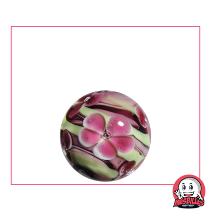 1 Marble Art Tornado Flower Pink 22 mm