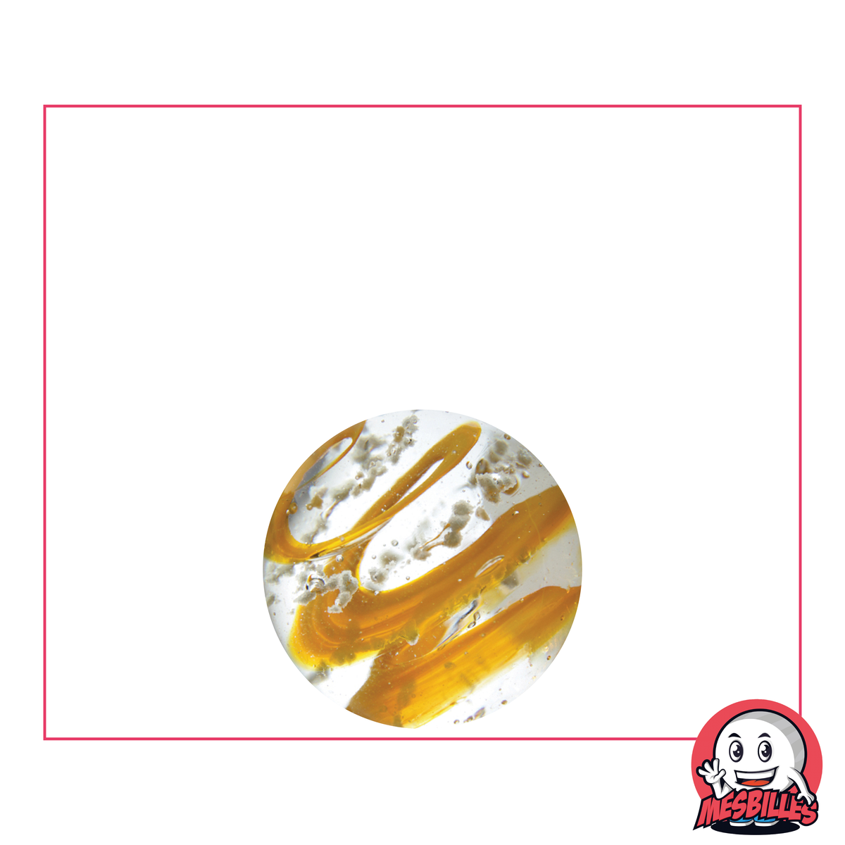 1 Marble Orange Phosphorescent Art Tourbillon 16 mm