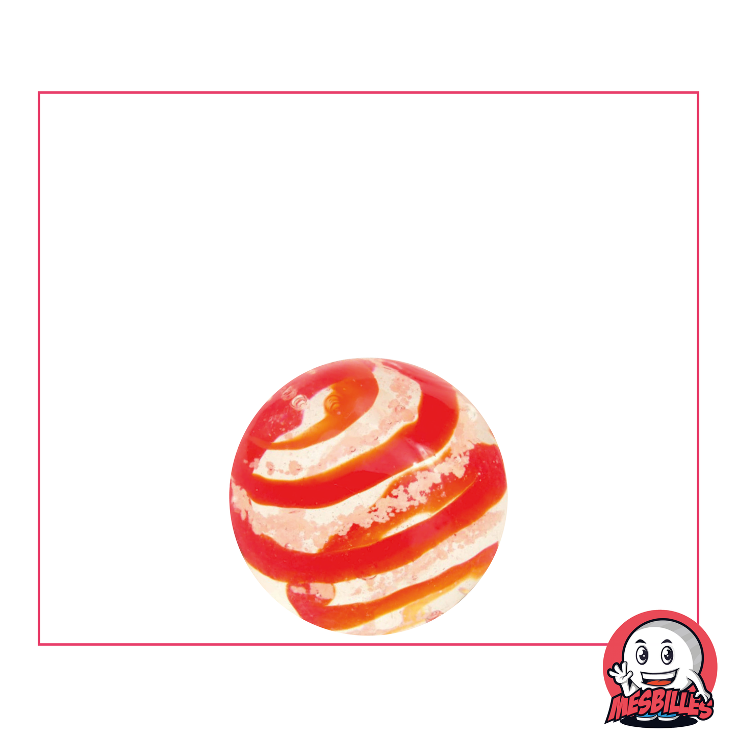 1 Marble Art Tourbillon Phosphorescent Red 16 mm