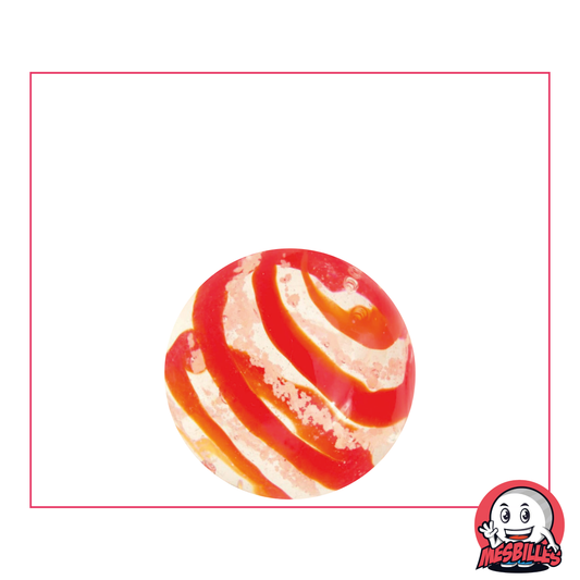 1 Marble Art Tourbillon Phosphorescent Red 25 mm
