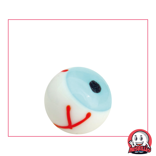 1 Marble Art Watching-You Light Blue 22 mm
