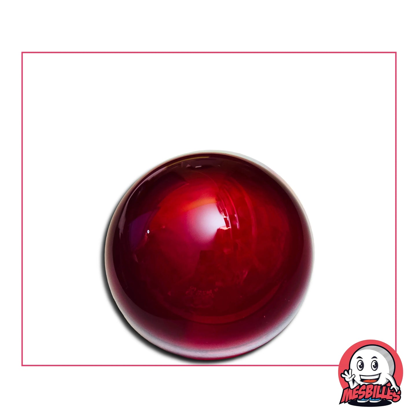 Rouge comme une tomate bien mûre, ronde comme une boule de bowling miniature (mais nettement moins lourde), la Bille Calot Loupe Rouge est le bijou de tout collectionneur digne de ce nom.