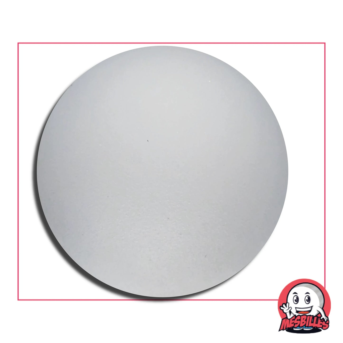 Une Bille Givrée de 100 mm qui bien que d'allure givrée ne fondra pas