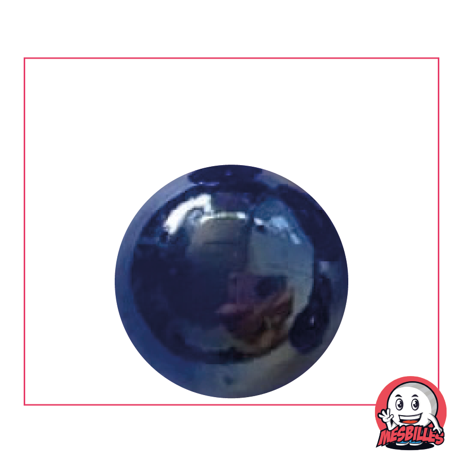 Night Blue Iridescent Marble 25 mm - Ride the Wave of Fun | My-Glassmarbles