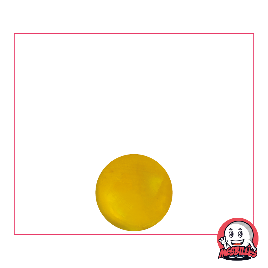 1 Yellow Soft-Translucent Marble 08 mm