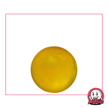 1 Yellow Soft-Translucent Marble 22 mm
