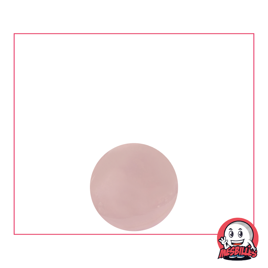 The Queen of Marbles: the 12 mm Rose-Clair Marble in Bohemian Crystal