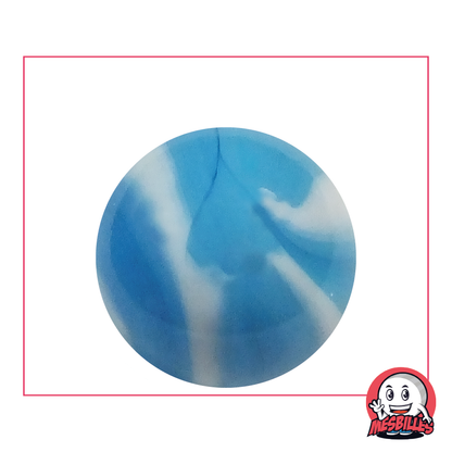 Bleu Azur Marble in the colours of French Football | Marble Marseille 35 mm