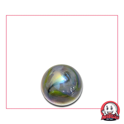 Bille Orage opaque et brillante de couleur nacrée 14 mm - MesBilles