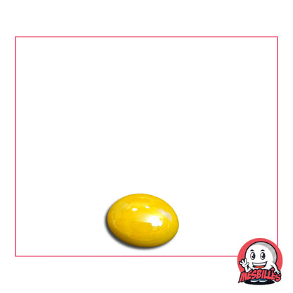 Bille plate Glossy Jaune