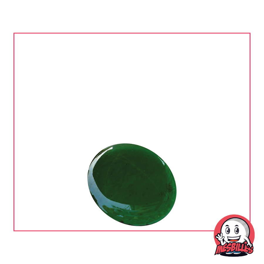 1 Flat marble 18 mm Dark Green Magnifier