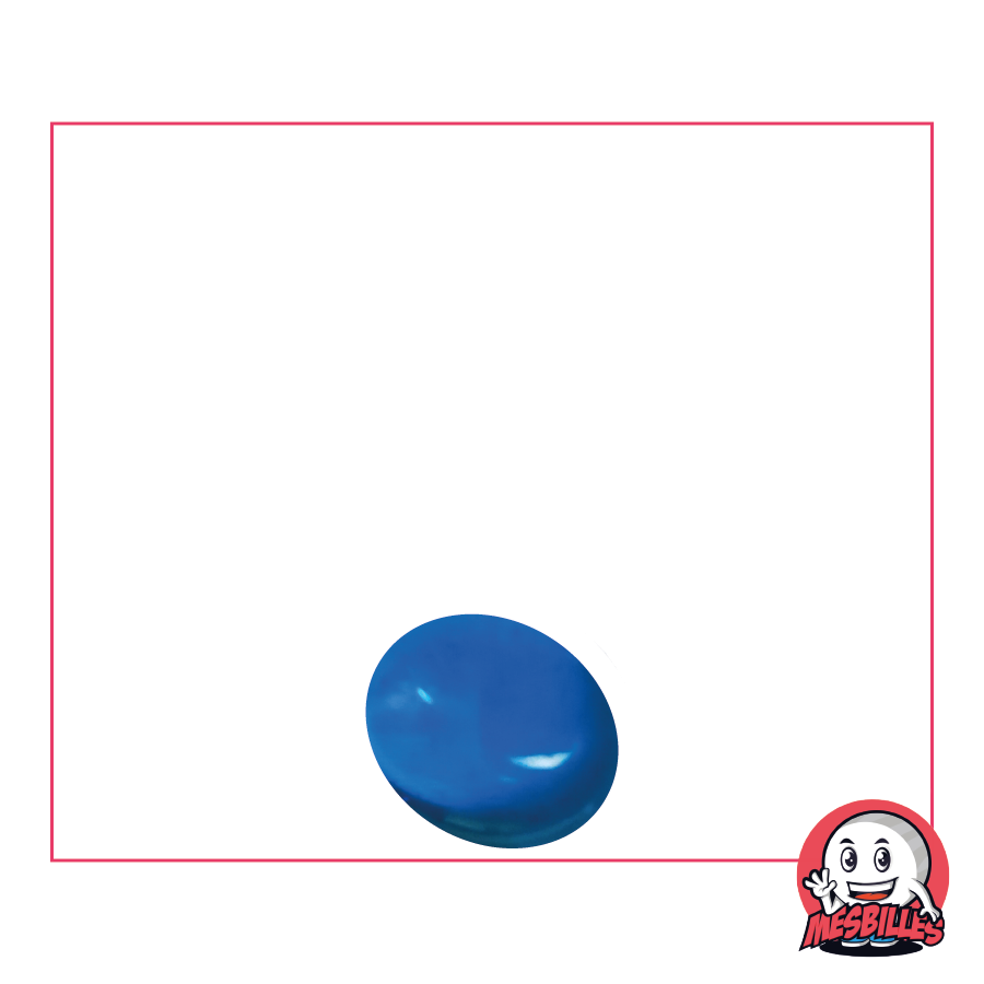 1 Flat Marble 12 mm Soft-Translucent Blue