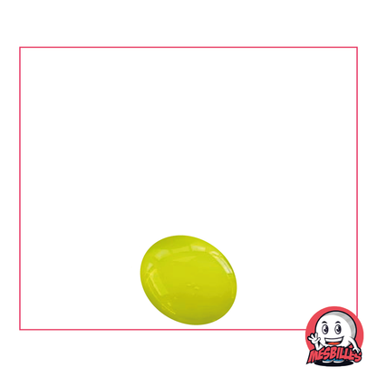 1 Flat Marble 12 mm Lemon Green Pearl