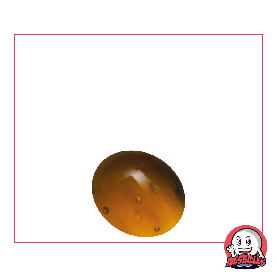 1 Flat Marble Soft-Translucent Amber-Night 18 mm