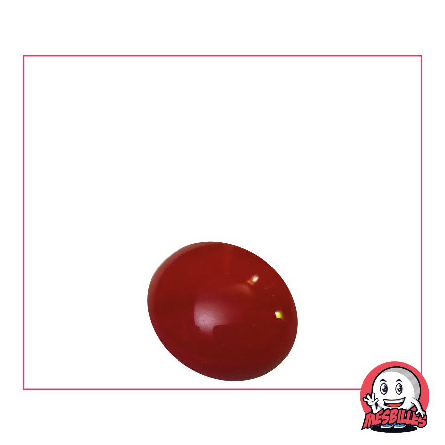 1 Flat marble 18 mm Red Pearl