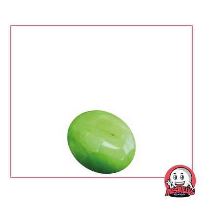 1 Flat marble 18 mm Green Pearl