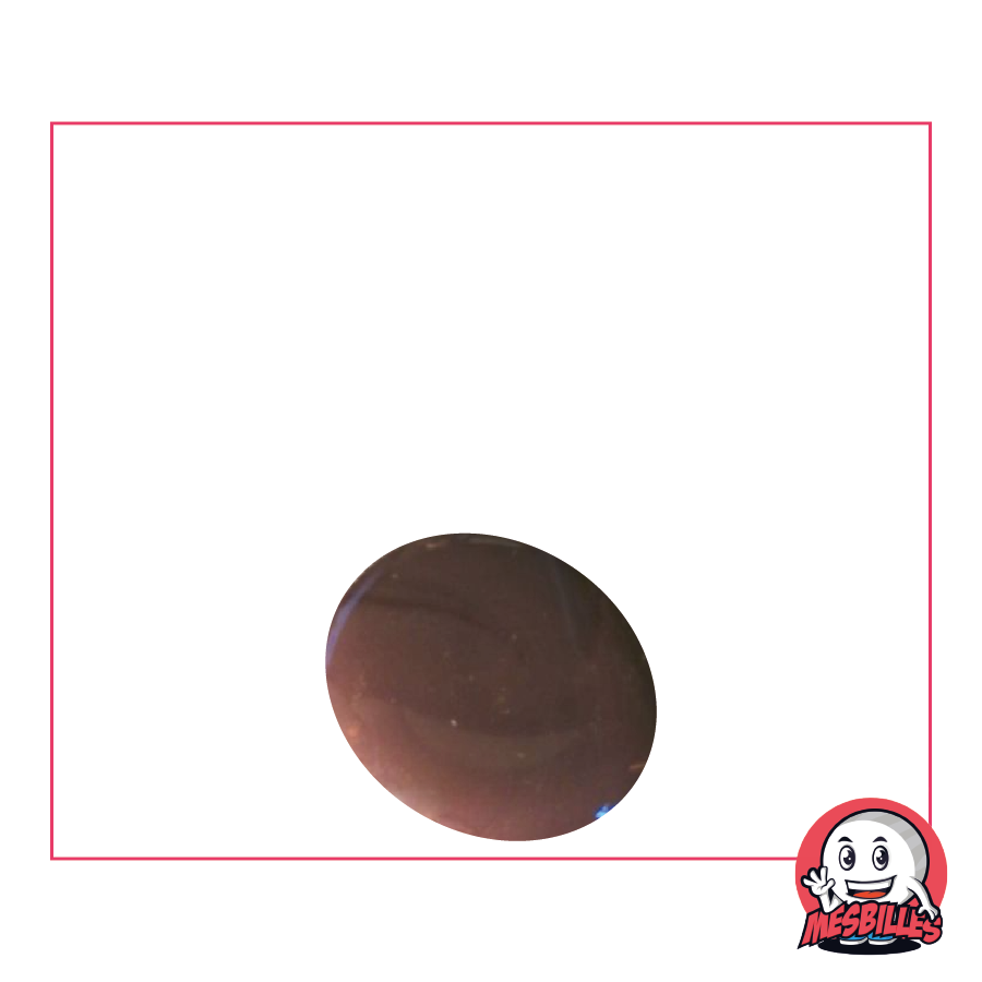 Glass Marbles - 18mm Flat Marble Pearl Violet | My-Glassmarbles