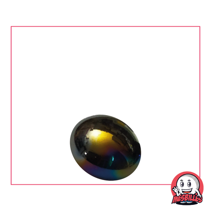 1 Flat marble 18 mm Glossy Petroleum