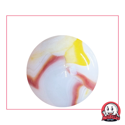 1 Red Tiger Marble 35 mm