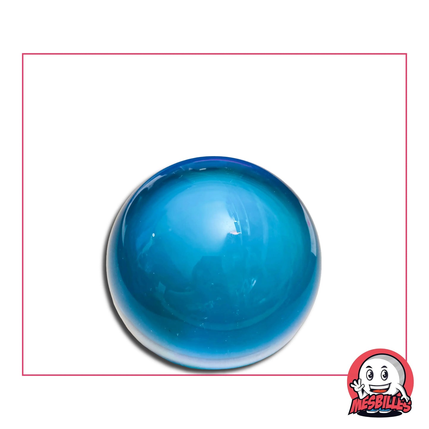 Bille Bleu Clair 25 mm - Translucide | Pour un Océan de Billes