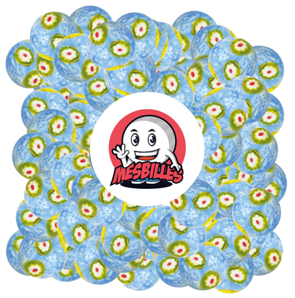 1 Marble Water Lily Flower Art 22 mm