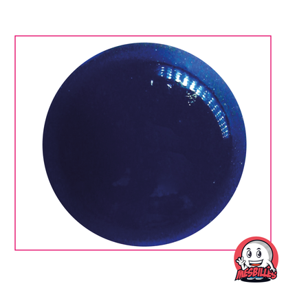 1 Soft-Translucent Marble, Midnight Blue, 80 mm