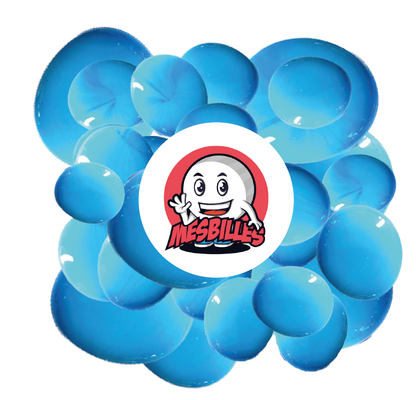 1 Flat Marble, Light Blue 30 mm