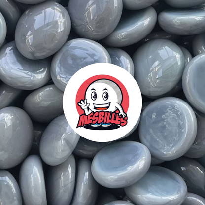 1 Flat Marble Pearl Grey 18 mm