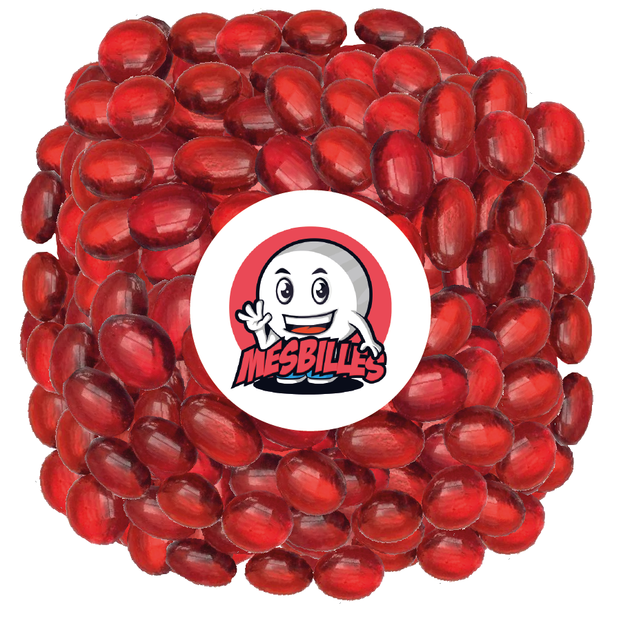 1 Flat marble 18 mm Red Magnifier