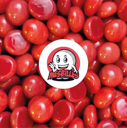 1 Flat marble 18 mm Red Pearl