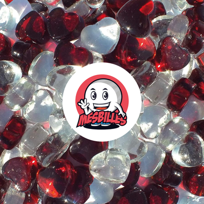 1 Crystal Heart Marble