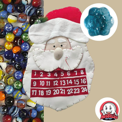 Advent calendar: 48 Marbles, Limited edition Santa Claus calendar