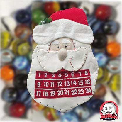Advent calendar: 48 Marbles, Limited edition Santa Claus calendar