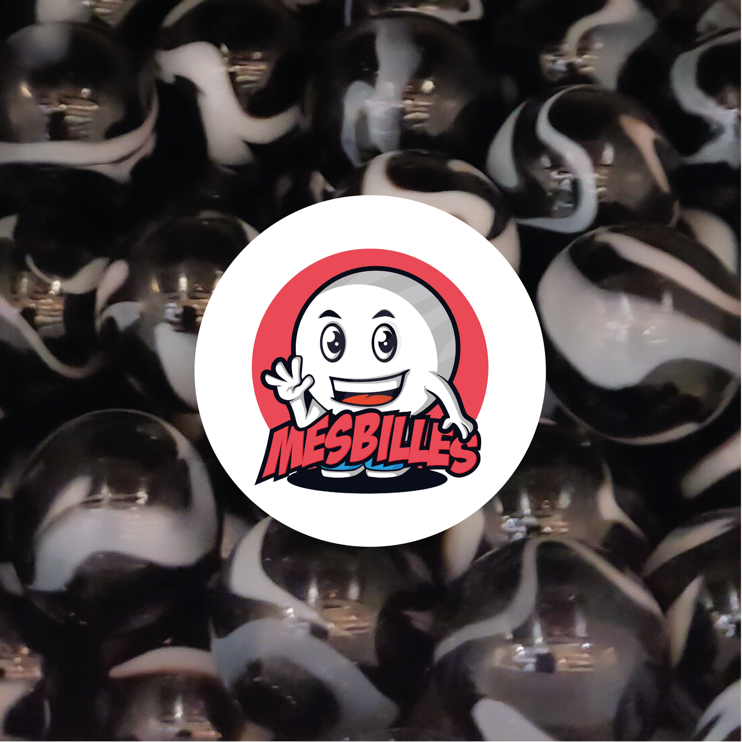 1 Marble Charcoal 16 mm