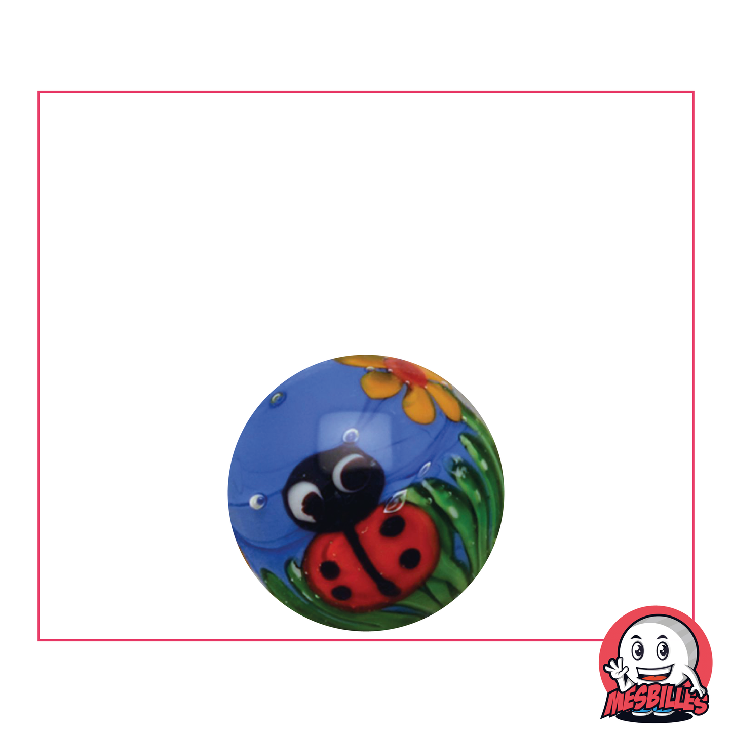 1 Marble Art Blue 16 mm