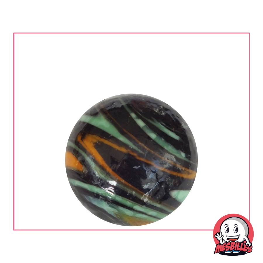 Marble Diabolic Green 25mm, Chinese Puzzle That Rolls Under Beds