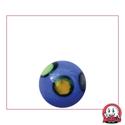 1 Blue Dot Art Marble 16 mm