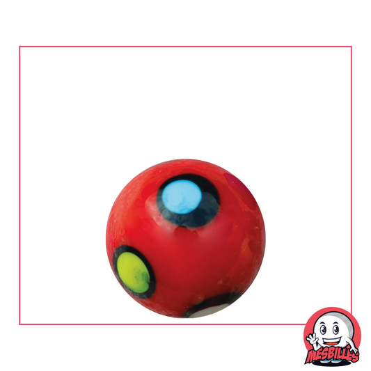 1 Red Dot Art Marble 22 mm