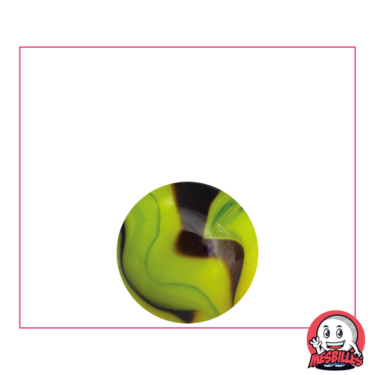 1 Marble Green-Turtle 16 mm