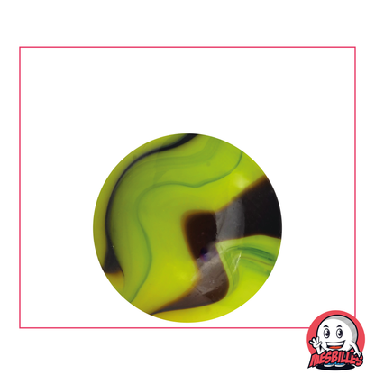 1 Marble Green-Turtle 25 mm