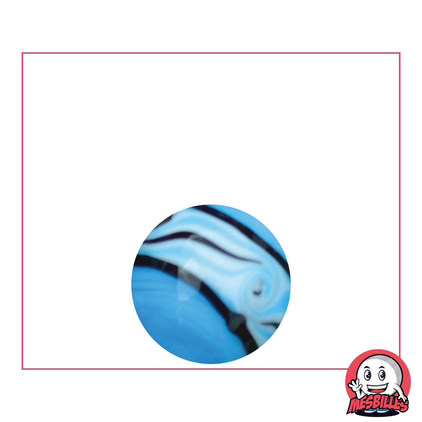 1 Turquoise Hawaii Art Marble 16 mm