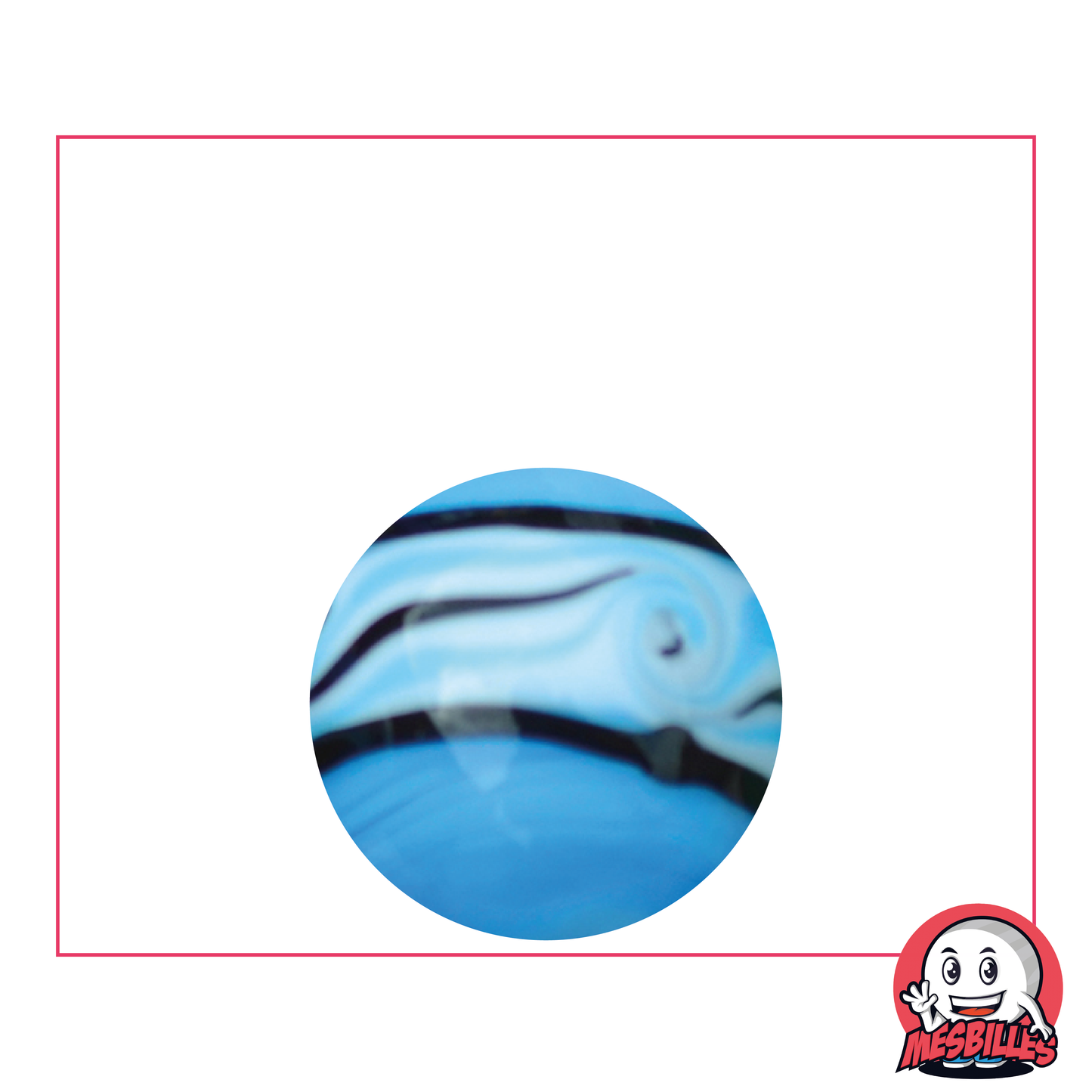 1 Turquoise Hawaiian Marble 22 mm