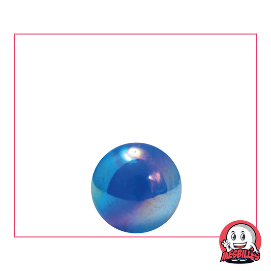 Marbles Iridescent 14 mm Blue, the light at your fingertips