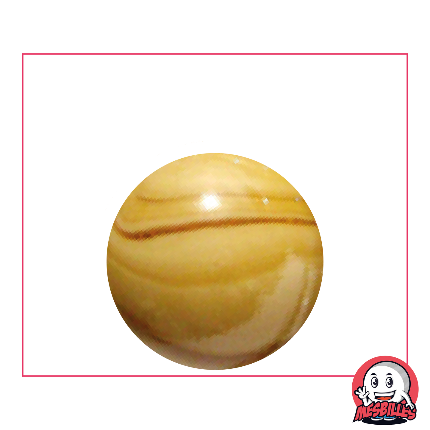 1 Marble Leonardo da Vinci 25 mm