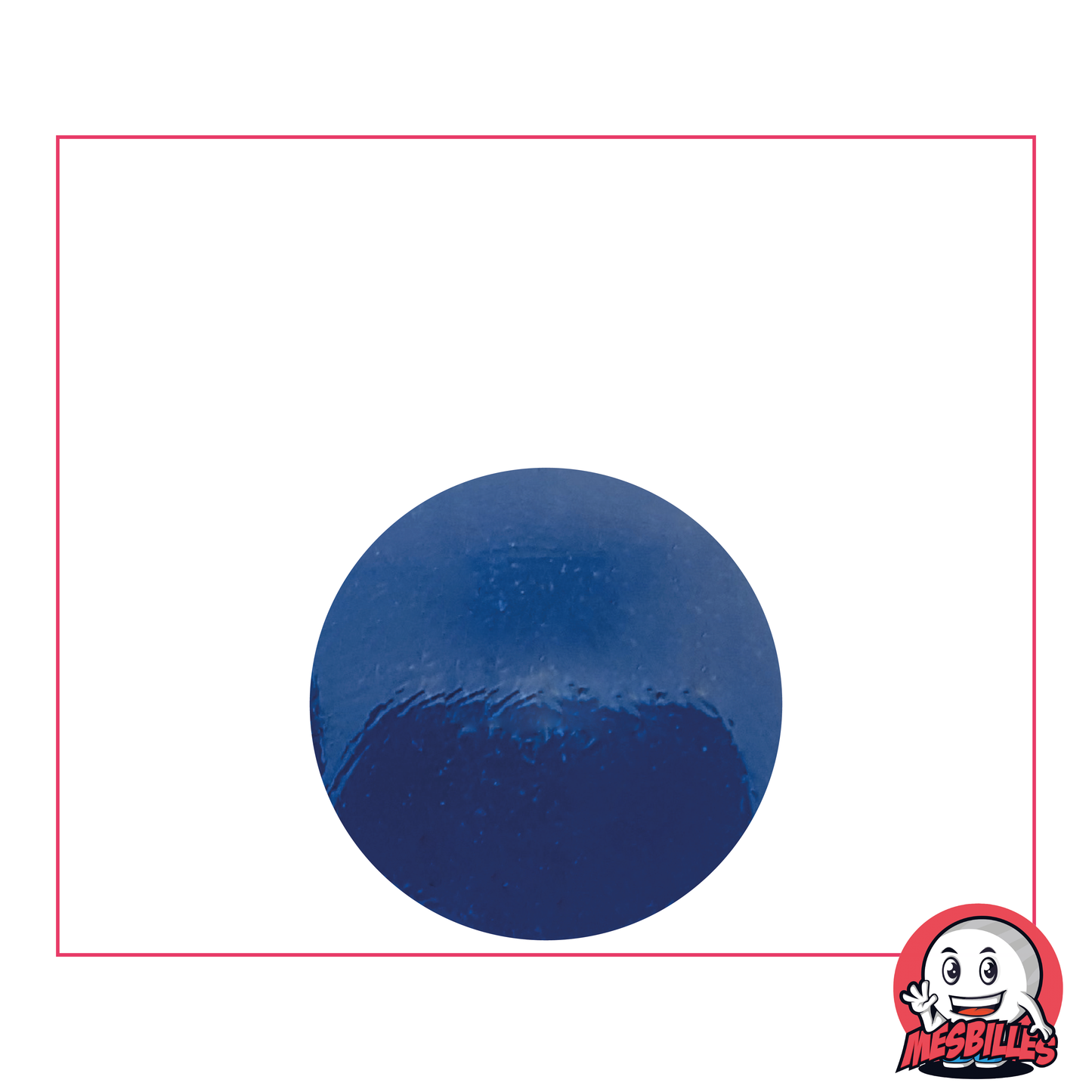 1 Blue Soft-Translucent Marble 22 mm