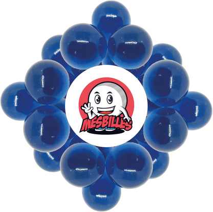 1 Blue Soft-Translucent Marble 22 mm